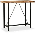 vidaXL Bartisch Altholz Massiv 120x60x107 cm
