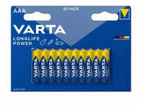 Varta Batterie Alkaline, Micro, AAA, LR03, 1.5V Longlife Power, Retail Blister