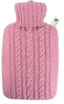 HUGO FROSCH 562 W&auml;rmflasche Strick pastell-ros, pastellrosa