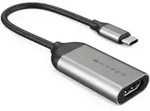 HYPER HD-H8K-GL USB-C&reg; / HDMI Adapter [1x USB-C&reg; Stecker - 1x HDMI-Buchse] Silber