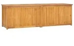 vidaXL Gartenbox 175x50x55 cm Massivholz Teak