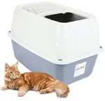 GarPet Hop-In Katzenklo Katzentoilette Top Entry Jump-In XXL Haubentoilette Einstieg