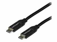 StarTech.com USB-C auf USB-C Kabel mit 5A Power Delivery - St/St - 2m - USB 2.0 -