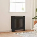 vidaXL MDF Heizk&ouml;rperverkleidung Schwarz 78 cm