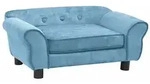 vidaXL Hundesofa T&uuml;rkis 72x45x30 cm Pl&uuml;sch