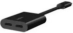 Belkin Connect Audio + Charge - USB-C auf USB-C Kopfh&ouml;rer-/Ladeadapter - USB-C