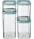 Mepal | Vorratsdosen Set Modula 4-teilig | Nordic green | 2 x 1000 ml, 1 x 1500...