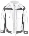 QUALITEX HIGH QUALITY WORKWEAR Winterjacke PRO Winter - wei&szlig;/grau - Herren: XL