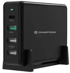 CONCEPTRONIC Desktop-Ladeger&auml;t OZUL, 4-Port, 65W, USB-PD