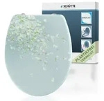 Duroplast WC-Sitz FLOWER IN THE WIND, mit Absenkautomatik und Schnellverschluss