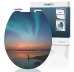 MDF HG WC-Sitz POLAR LIGHTS, mit Absenkautomatik