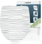 Duroplast HG WC-Sitz WHITE WAVE, mit Absenkautomatik und Schnellverschluss