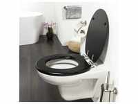 Tiger Toilettensitz Blackwash Absenkautomatik MDF Schwarz 252030746