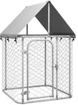 vidaXL Outdoor-Hundezwinger mit Dach 100x100x150 cm