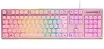 DELTACO GAMING PF75 Membran Kabelgebunden Gaming-Tastatur Deutsch, QWERTZ Pink, Rosa
