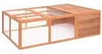 vidaXL Garten-Tierk&auml;fig 150x100x50 cm Massivholz Tanne