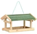 vidaXL Vogelfutterhaus Massivholz 35x29,5x21 cm