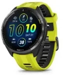 Garmin Forerunner 965 - 47 mm - schwarz - intelligente Uhr mit Band - Silikon - amp