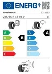 Continental UltraContact ( 225/55 R18 98V EVc )