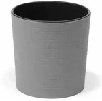 Siena Garden 843-27 ECO Pflanzgef&auml;&szlig; Lens 25cm , D25xH25,5 cm, grau