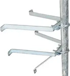 PremiumX Mauerhalter 50cm Stahl verzinkt SAT Wandabstandshalter Wandbefestigung
