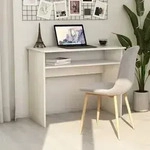 vidaXL Schreibtisch Wei&szlig; 90x50x74 cm Holzwerkstoff