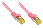 Good Connections Patchkabel m. Cat.7 Rohk. magenta 7,5m
