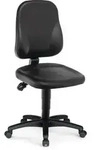 Arbeitsdrehstuhl Rl.Kunstlederpolster schwarz 450-620mm BIMOS