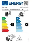 CEAT Winterreifen 175/70 R14 TL 88T WINTERDRIVE XL M+S 3PMSF