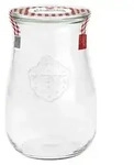 EINKOCHWELT Rundrandglas Tulpe 1750ml mit Deckel 100mm, klar