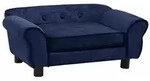 vidaXL Hundesofa Blau 72x45x30 cm Pl&uuml;sch