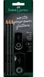 Faber-Castell 217059, B, Schwarz, Hobby, Schule, Sichtverpackung, 3 St&uuml;ck(e)