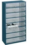 Schubladenmagazin Typ 1216-04 blau