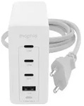 ZAGG Accessories Wall Adapter USBC PD HUB 120W GAN White EU 2xUSBC+ 1xUSBA