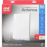 One For All SV 9455-5G Passive DVB-T/T2-Flachantenne Au&szlig;enbereich Wei&szlig;