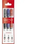 CARAN D'ACHE Aquarellpinselstift mit Wasserreservoir,3er Set