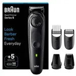 BRAUN Barttrimmer Series 5 BT5430, 40 L&auml;ngenschritte, Nass & Trocken, Schwarz