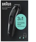 Braun SK2400, Schwarz, Metall, Kunststoff, Rechteck, 1 mm, 1,1 cm, Universal