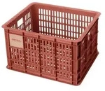 Basil Fahrradkasten Crate M, 29,5 ltr, Kunststoff 33 x 44 x 25 cm terra red