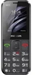 MAXCOM MM 730 schwarz Handy Farbdisplay 2G Bluetooth Taschenlampe SOS-Taste