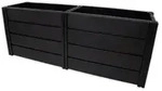 KHW | Hochwertiges Hochbeet | Demeter XL | schmal | platzsparend | 158 &times; 44 &times; 61 cm