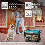 "LPG/Benzin-Generator "K&ouml;nner & S&ouml;hnen" KS 3000G"