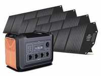 Hyrican Powerstation UPP-2400, 2232Wh, inkl. 4x200Watt Solarmodul, portabler