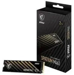 SSD MSI SPATIUM M461 2TO (2000GO) - NVME M.2 TYPE 2280