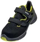 uvex 1 G2 Sandalen S1 schwarz, gelb Weite 11 Gr. 38