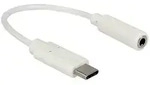 Delock - Audio-Adapter - USB-C m&auml;nnlich bis Stereo Mini-Klinkenstecker weiblich