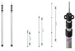 2x Teleskop Zeltstange 93 bis 230 cm Vorzeltstange aus Alu Vor Zelt Stange