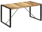 vidaXL Esstisch 160x80x75 cm Massivholz Mango