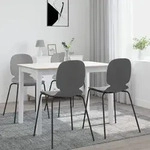 vidaXL Esstisch Wei&szlig; und Braun 114x71x75 cm Massivholz Gummibaum