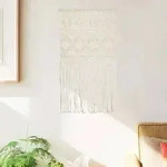 vidaXL Makramee Wandbehang 40x80 cm Baumwolle